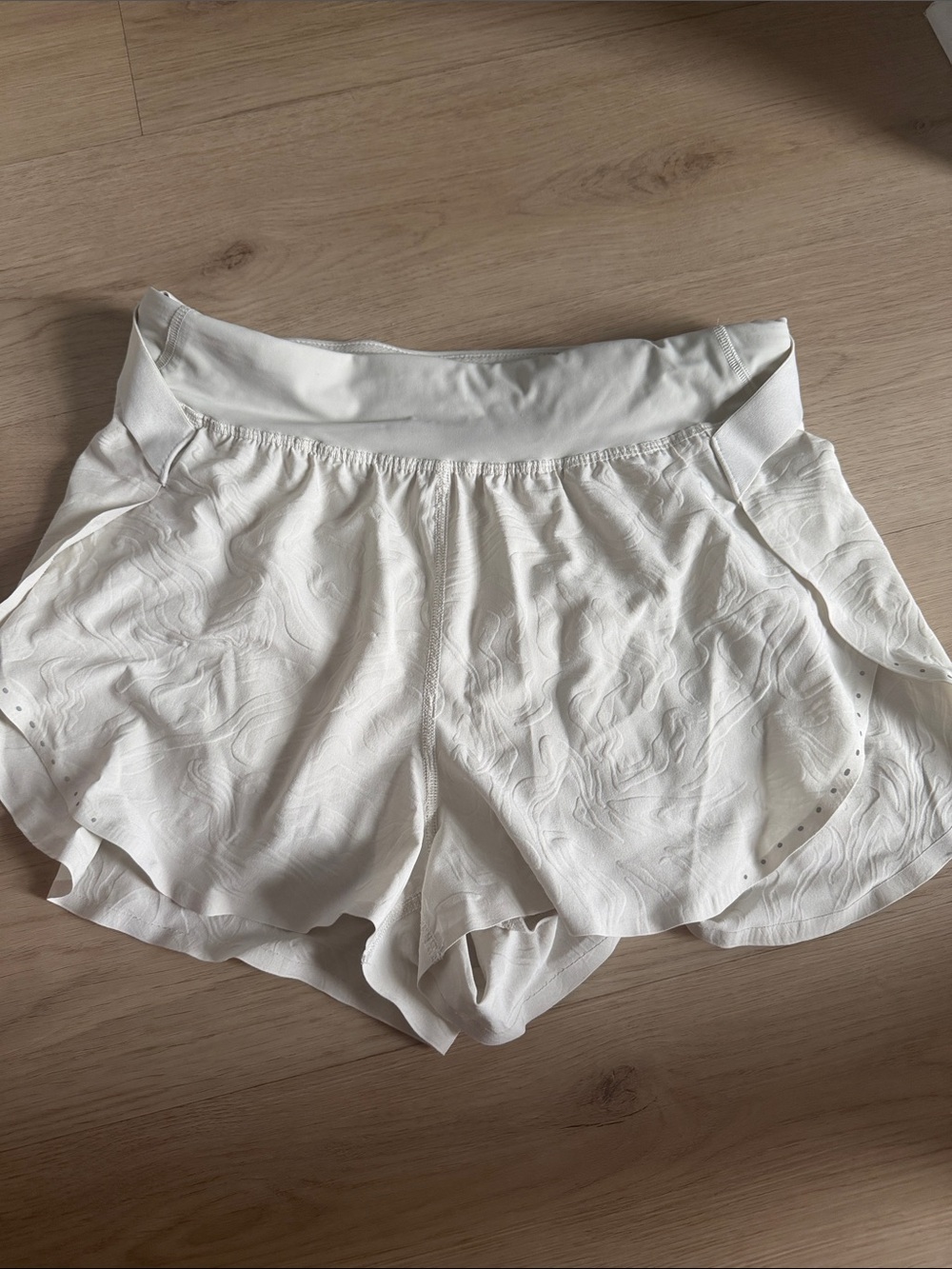lululemon athletica Cream Athletic Shorts